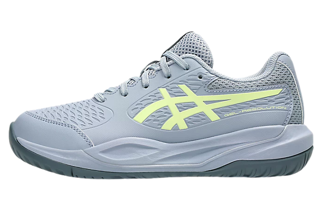Asics Gel-Resolution X GS Grey Blue / Pistachio