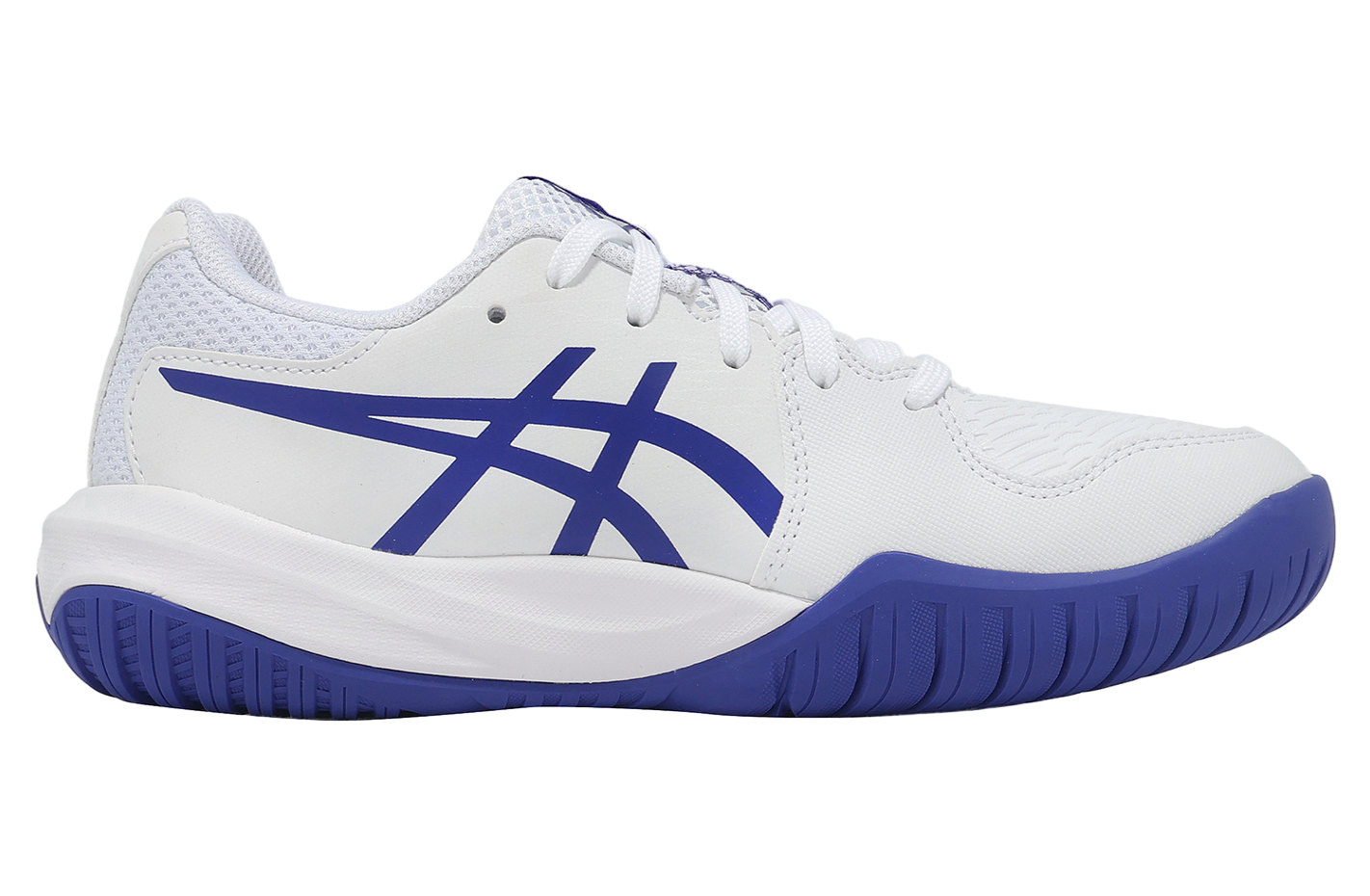 Asics GEL-Resolution X GS White / Dark Cobalt