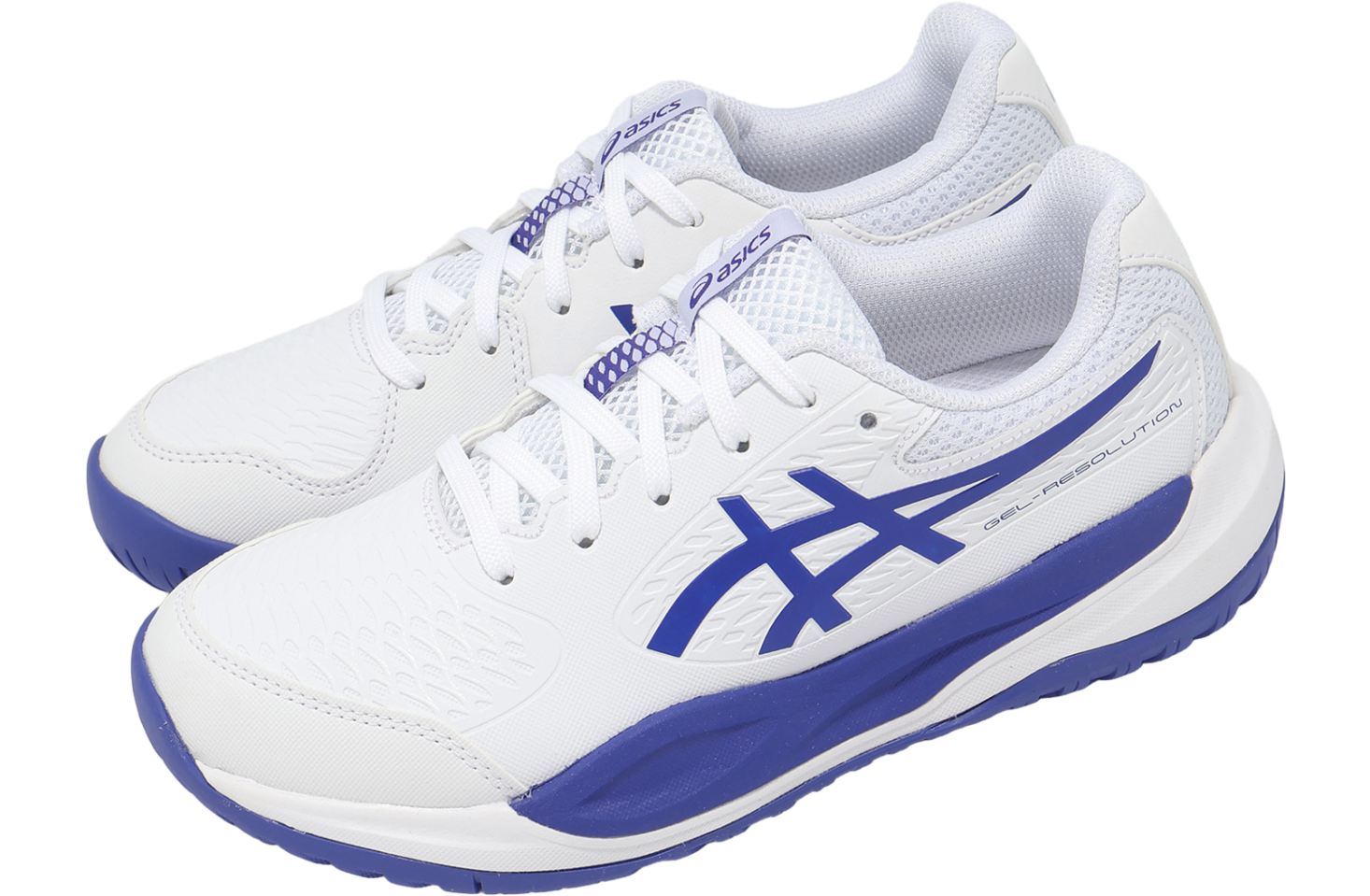 Asics GEL-Resolution X GS White / Dark Cobalt