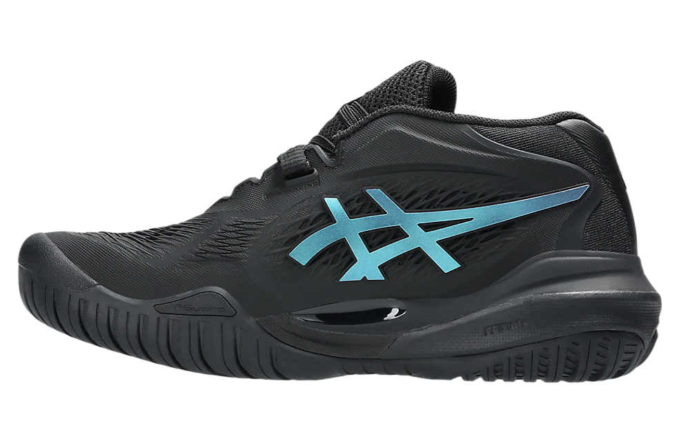 美品 Asics GEL-RESOLUTION X NIGHT ENERGY Asics Gel Resolution X Night Energy Men's Tennis Shoes - Black