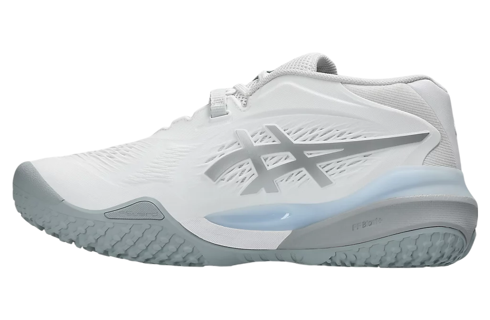 N*u様 ASICS GEL-RESOLUTION X OC WIDE 極美品 Asics Gel-Resolution X OC Wide White / Pure Silver - Jan