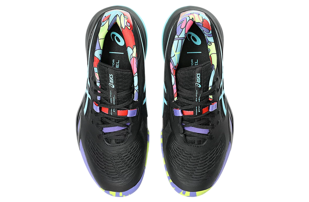 Asics Gel-Resolution X Padel L.e. Black / Energy Aqua - Jan 2025