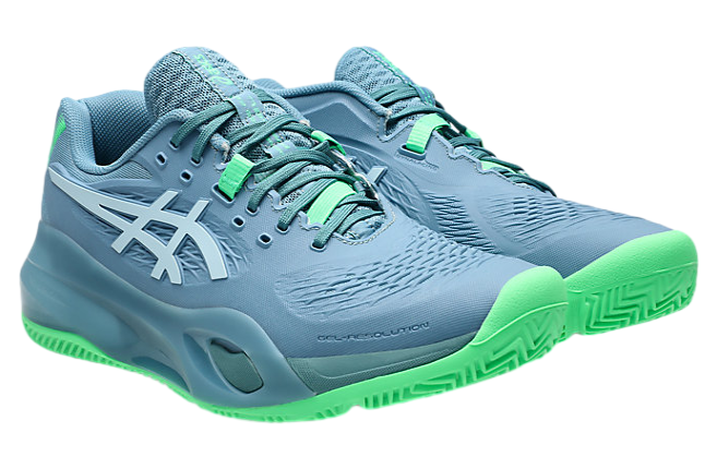 Asics Gel-Resolution X Padel Mako Blue / Hot Pink / Green