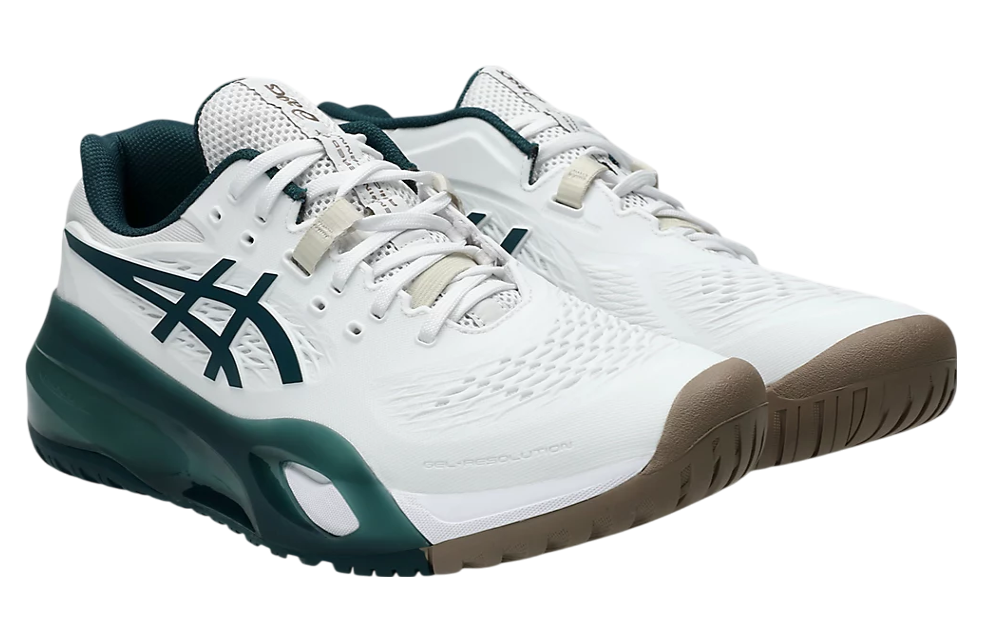 Asics Gel-Resolution X White / Saxon Green - Jan 2025