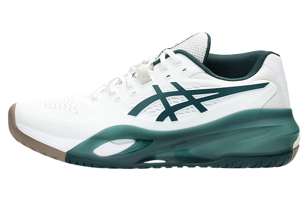 Asics Gel-Resolution X White / Saxon Green