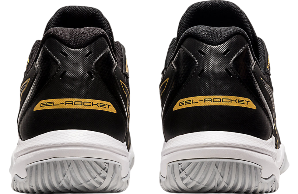 Asics Gel-Rocket 10 Black / Pure Gold