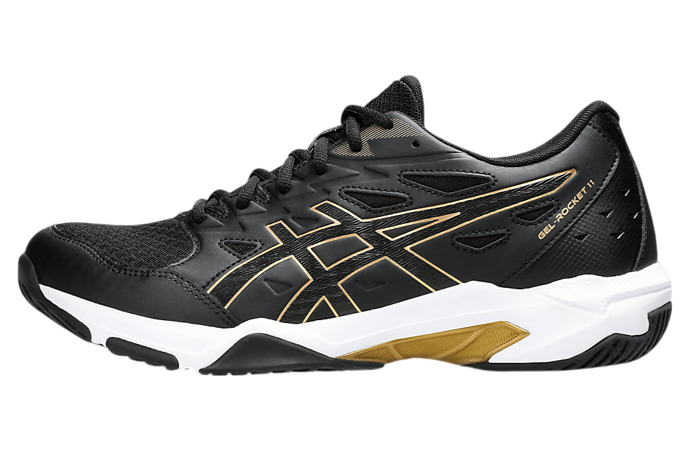 Asics Gel-Rocket 11 Black / Pure Gold