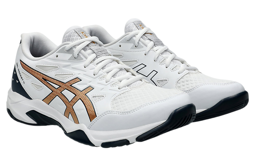 Asics Gel-Rocket 11 White / Pure Gold