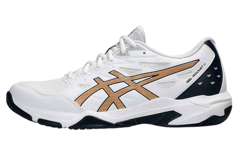 Asics Gel-Rocket 11 White / Pure Gold