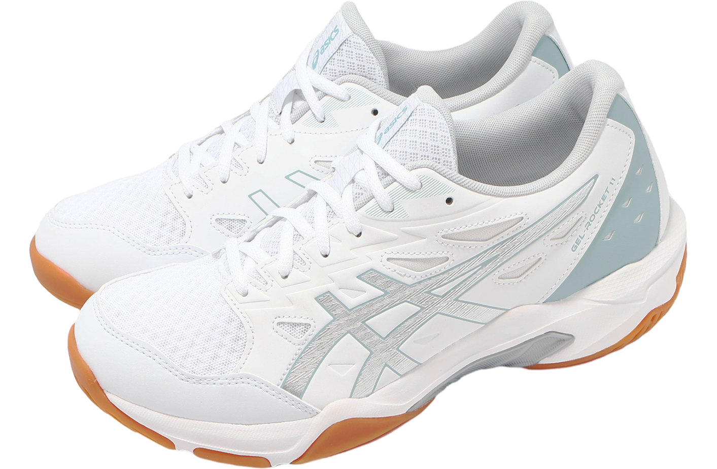 Asics GEL-Rocket 11 White / Teal Tint