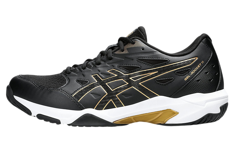 Asics Gel-Rocket 11 Wide Black / Pure Gold