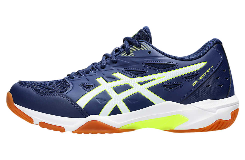 Asics Gel-Rocket 11 Wide Blue Expanse / Safety Yellow