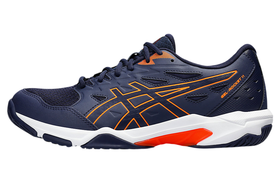 Asics Gel-Rocket 11 Wide Peacoat / Shocking Orange