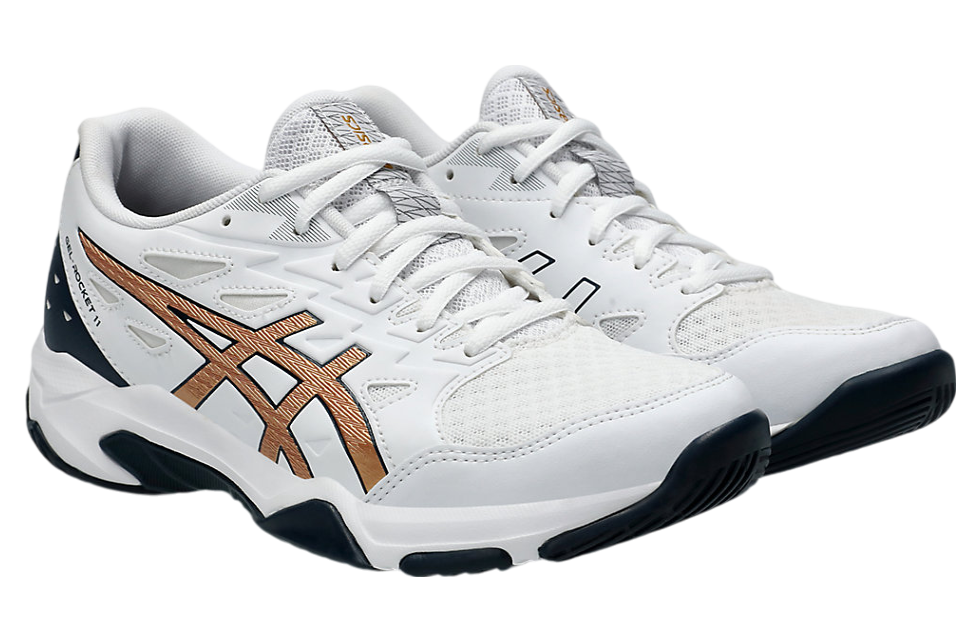 Asics Gel-Rocket 11 WMNS White / Pure Gold