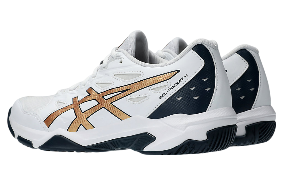 Asics Gel-Rocket 11 WMNS White / Pure Gold