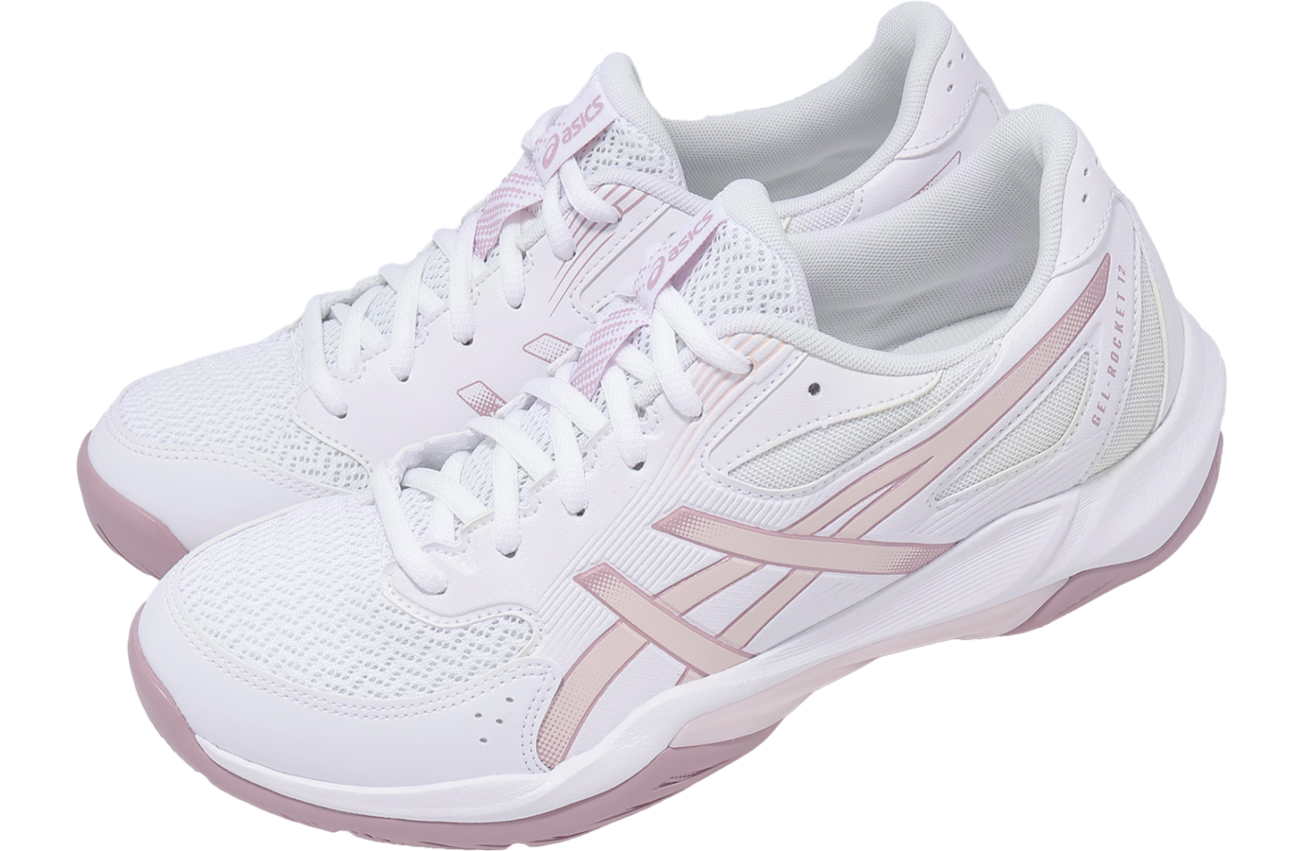 Asics GEL-Rocket 12 WMNS White / Pearl Pink