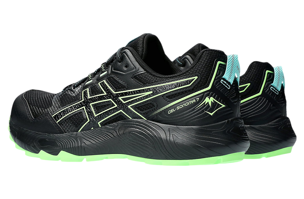 Asics Gel-Sonoma 7 Black / Illuminate Green