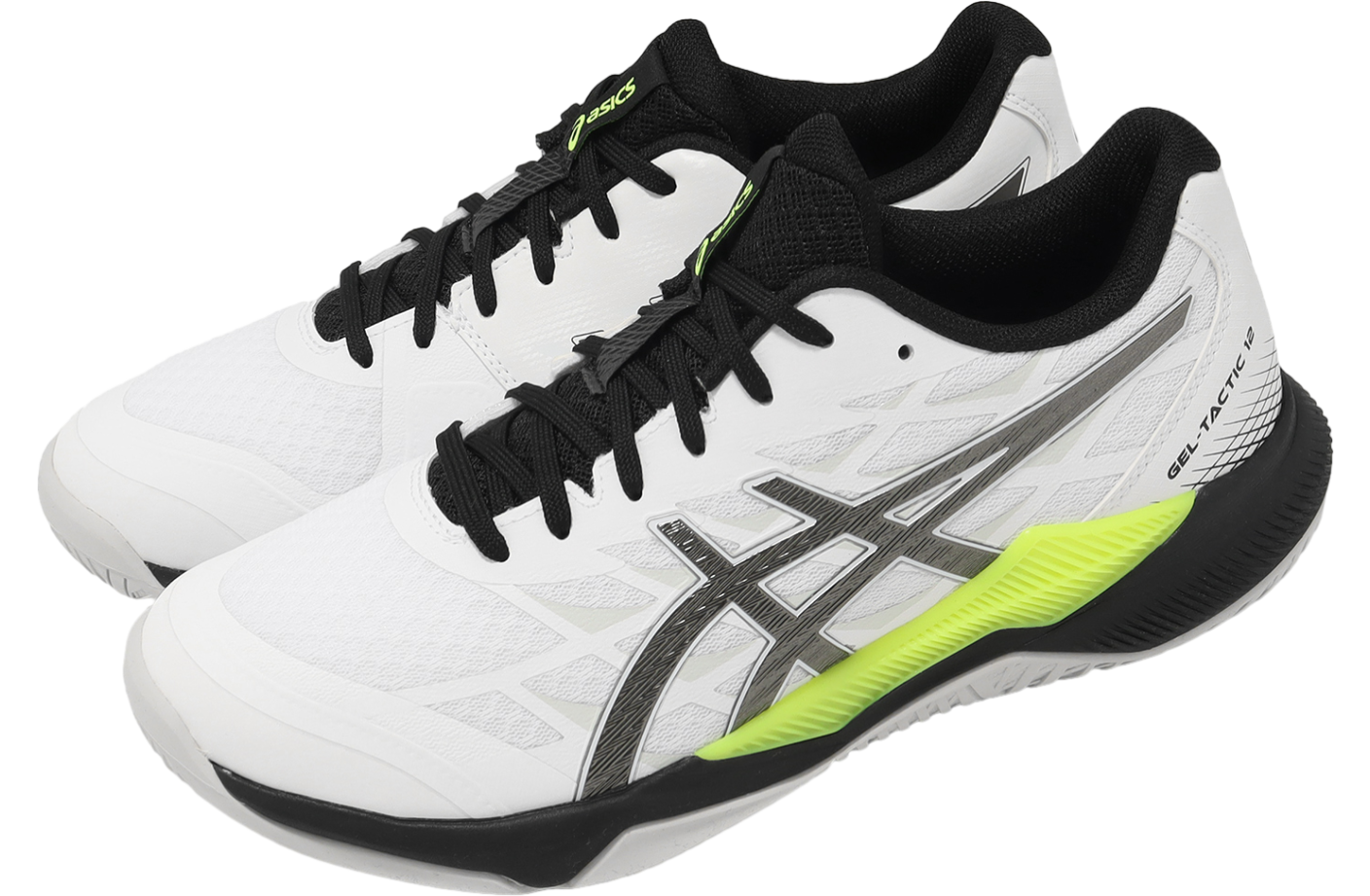 Asics GEL-Tactic 12 2E Wide White / Gunmetal