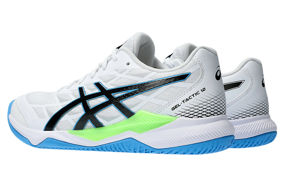 Asics Gel-Tactic 12 White / Lime Burst