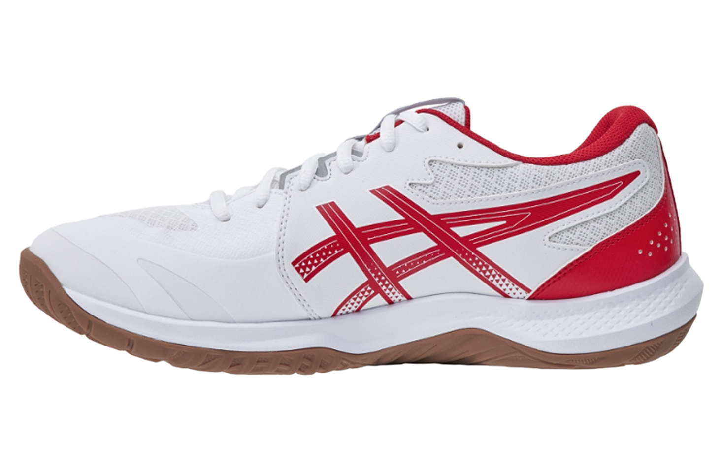 Asics GEL-Tactic 13 2E Wide White / Fiery Red