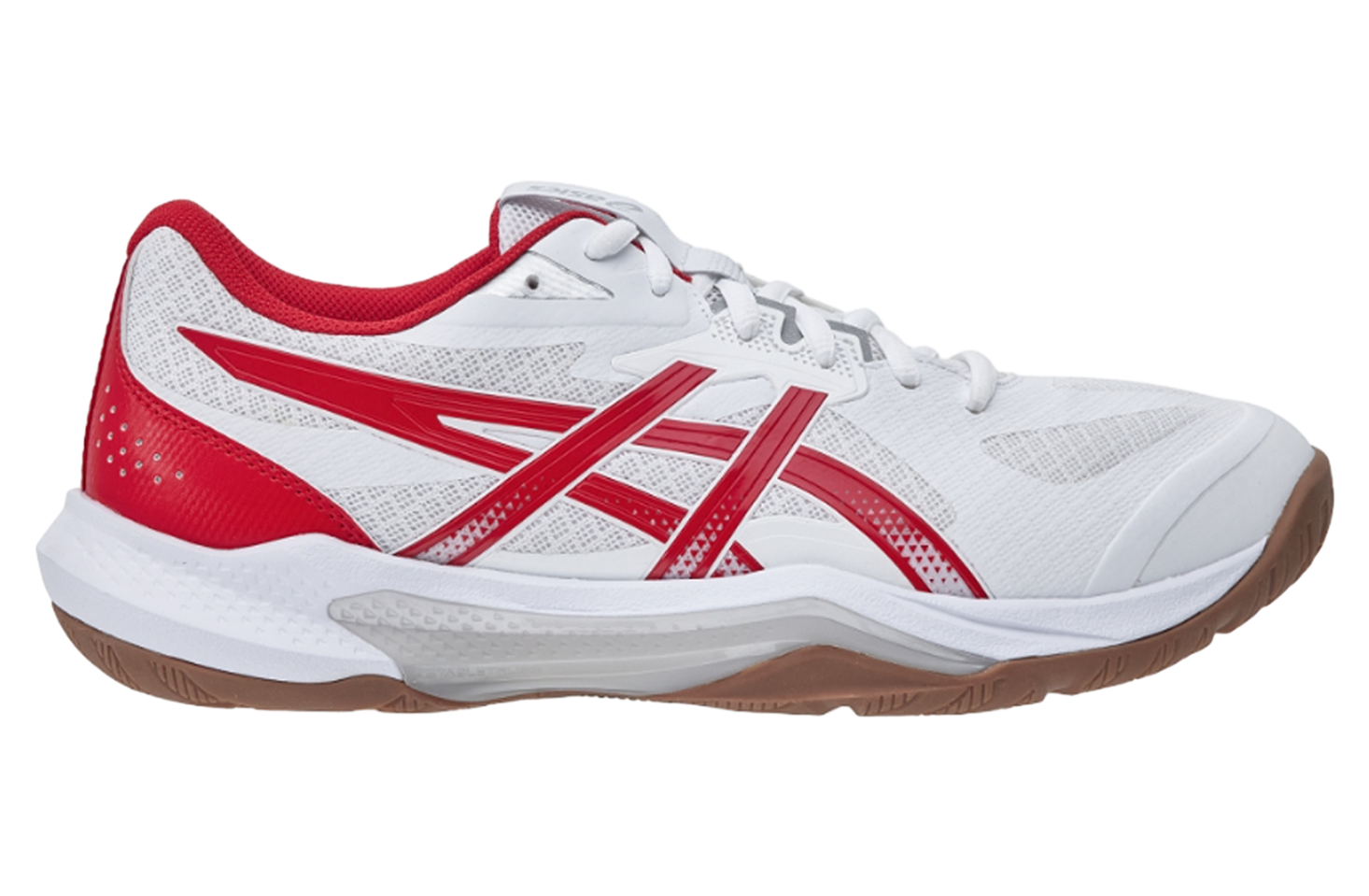 Asics GEL-Tactic 13 2E Wide White / Fiery Red - Jul 2025