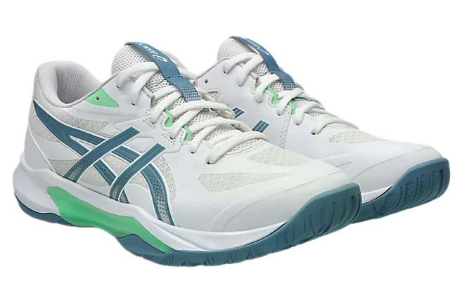 Asics Gel-Tactic 13 White / Saba Blue