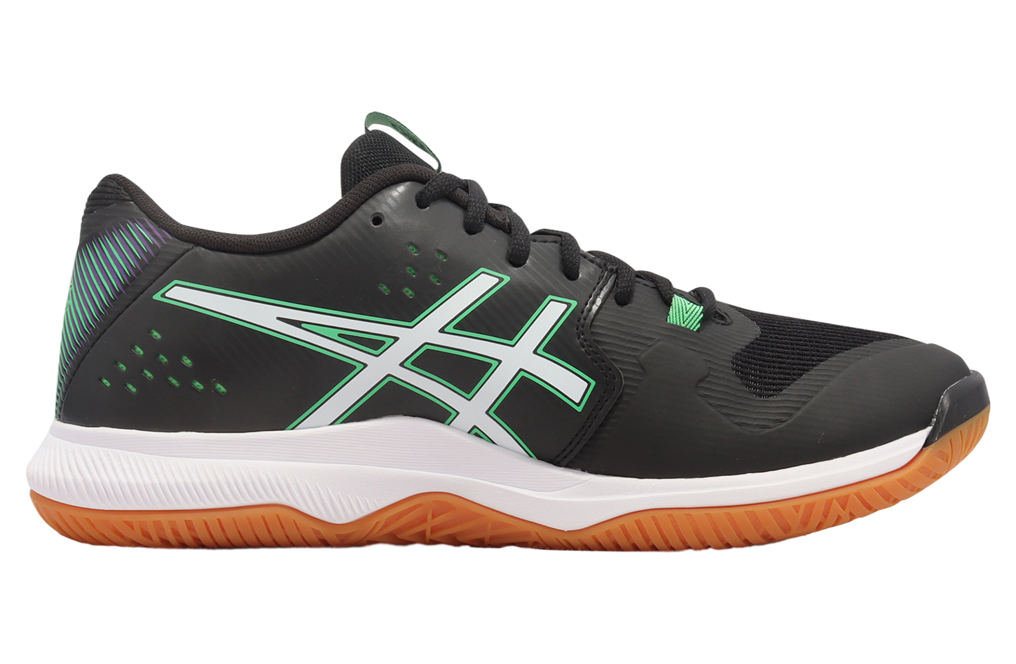 Asics GEL-Tactic Black / New Leaf - Aug 2022 - 1071A065005