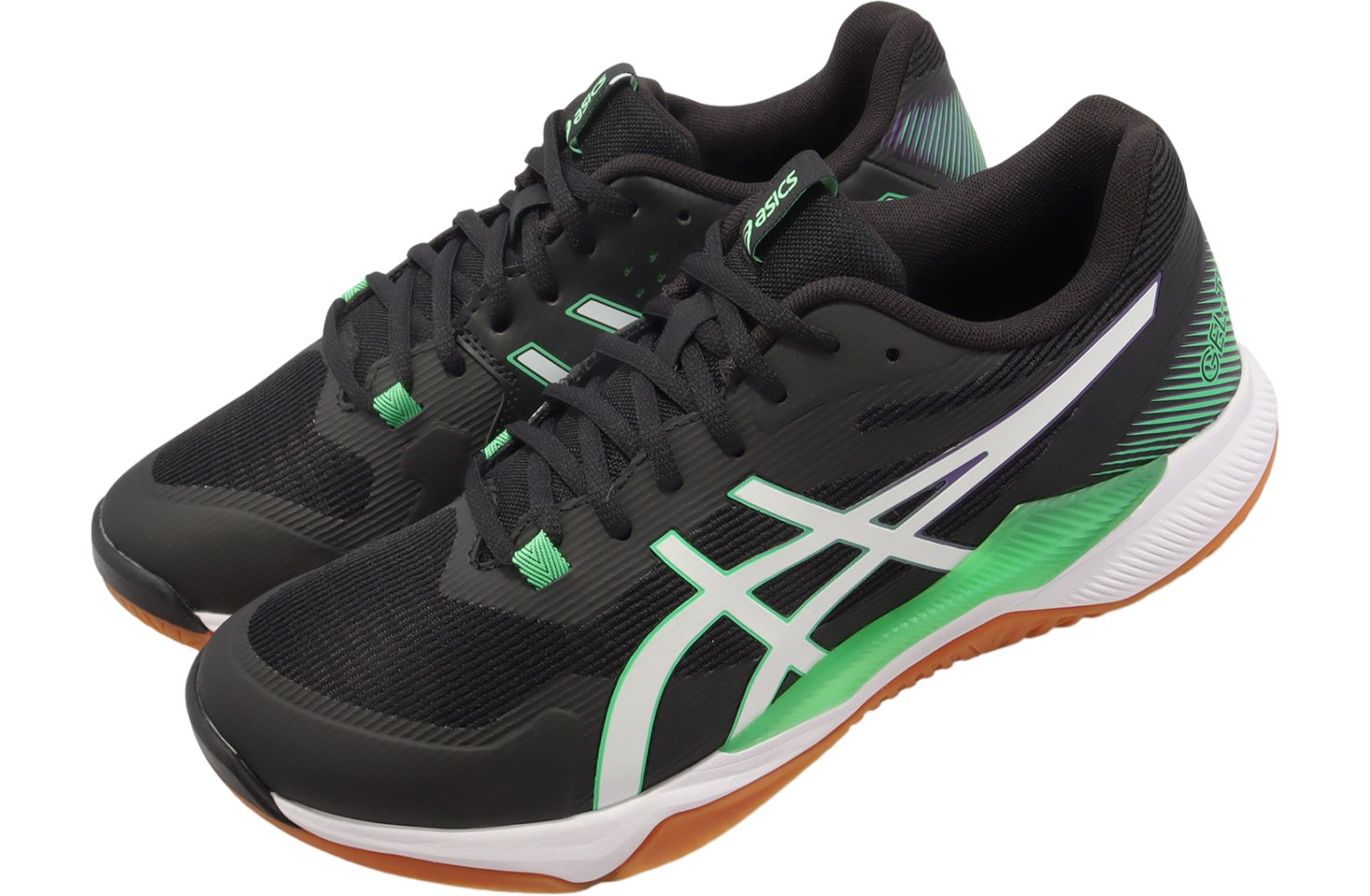 Asics GEL-Tactic Black / New Leaf - Aug 2022 - 1071A065005