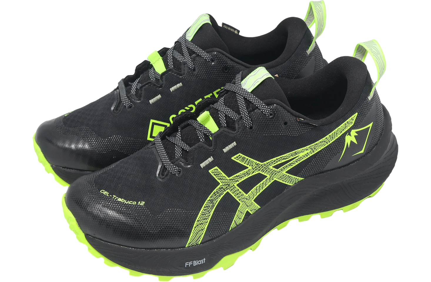 Asics GEL-Trabuco 12 GTX Black / Safety Yellow