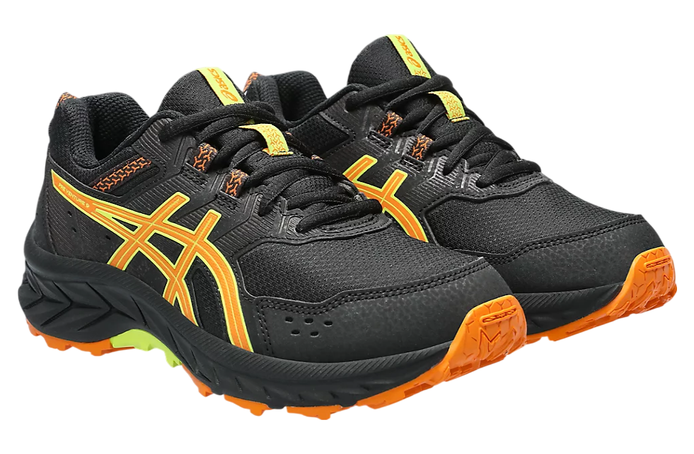 Asics Gel-Venture 9 GS Black / Bright Orange