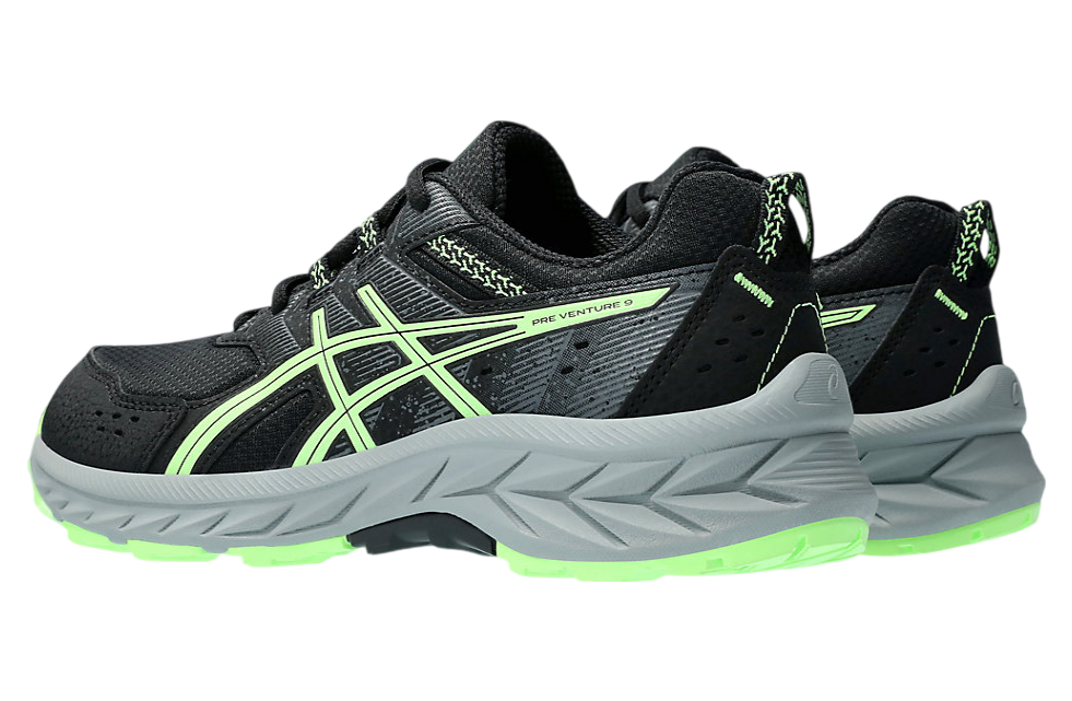 Asics Gel-Venture 9 GS Black / Illuminate Green