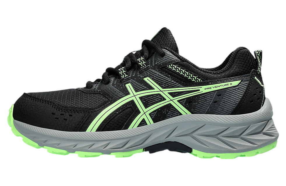 Asics Gel-Venture 9 GS Black / Illuminate Green