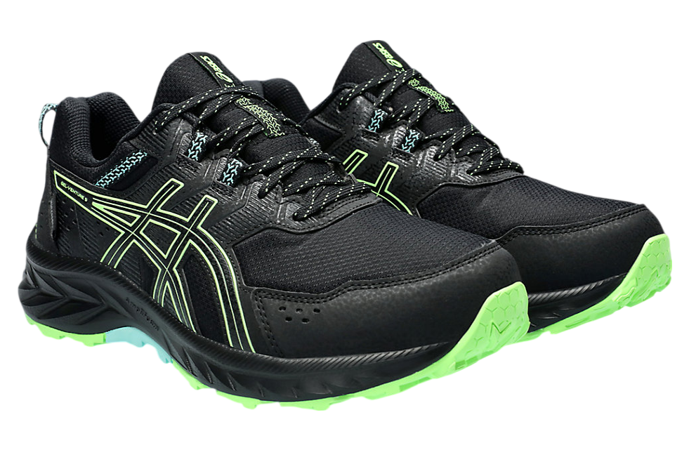 Asics Gel-Venture 9 Waterproof Black / Illuminate Green