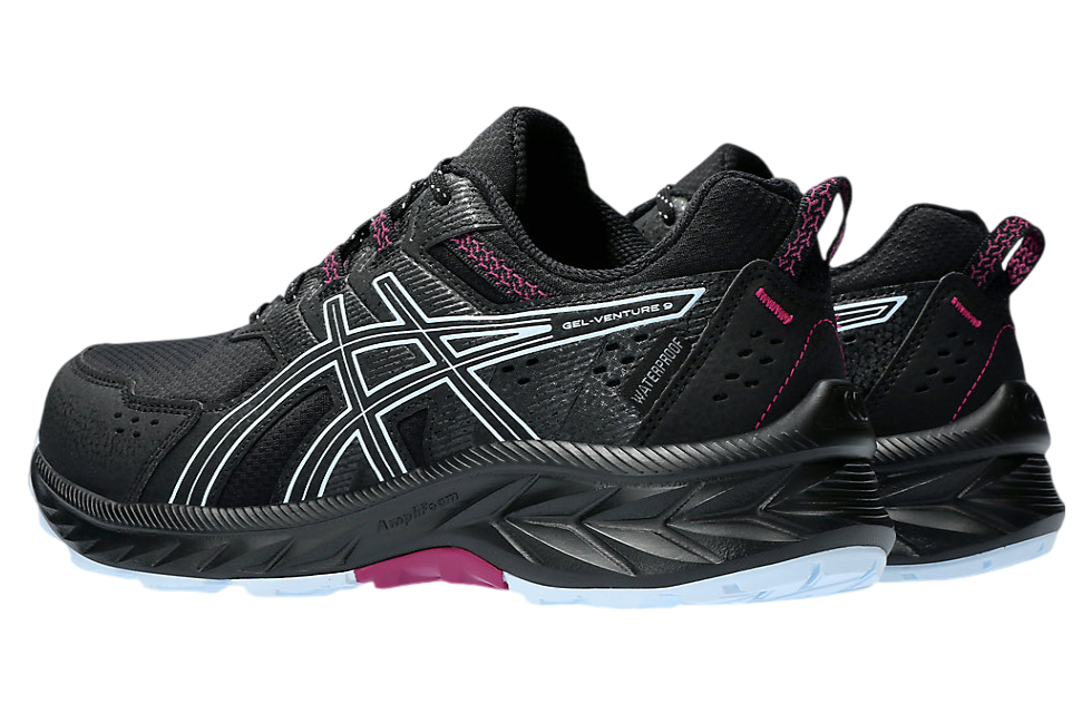 Asics Gel-Venture 9 Waterproof WMNS Black / Light Blue