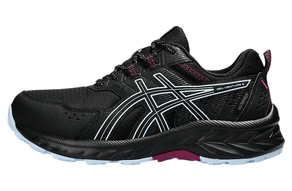 Asics Gel-Venture 9 Waterproof WMNS Black / Light Blue