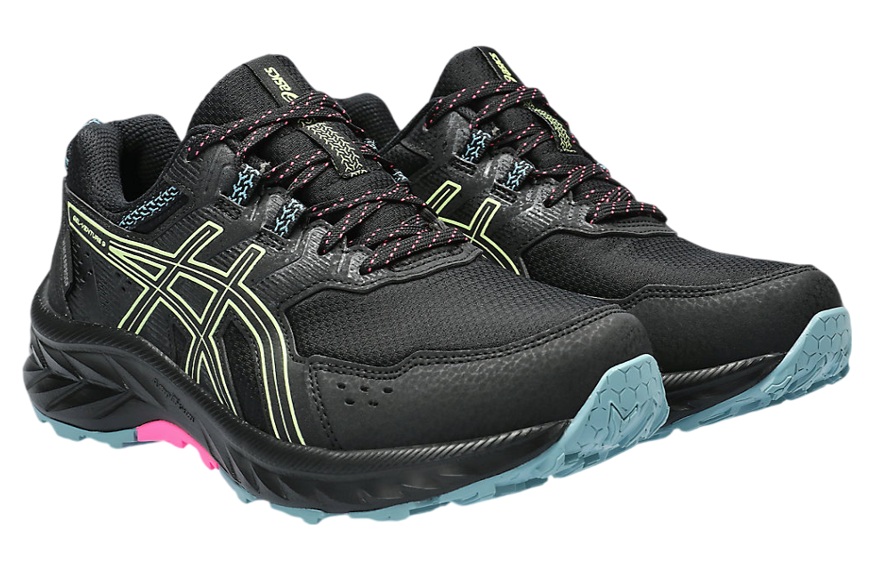 Asics Gel-venture 9 Waterproof Wmns Black / Lime Green