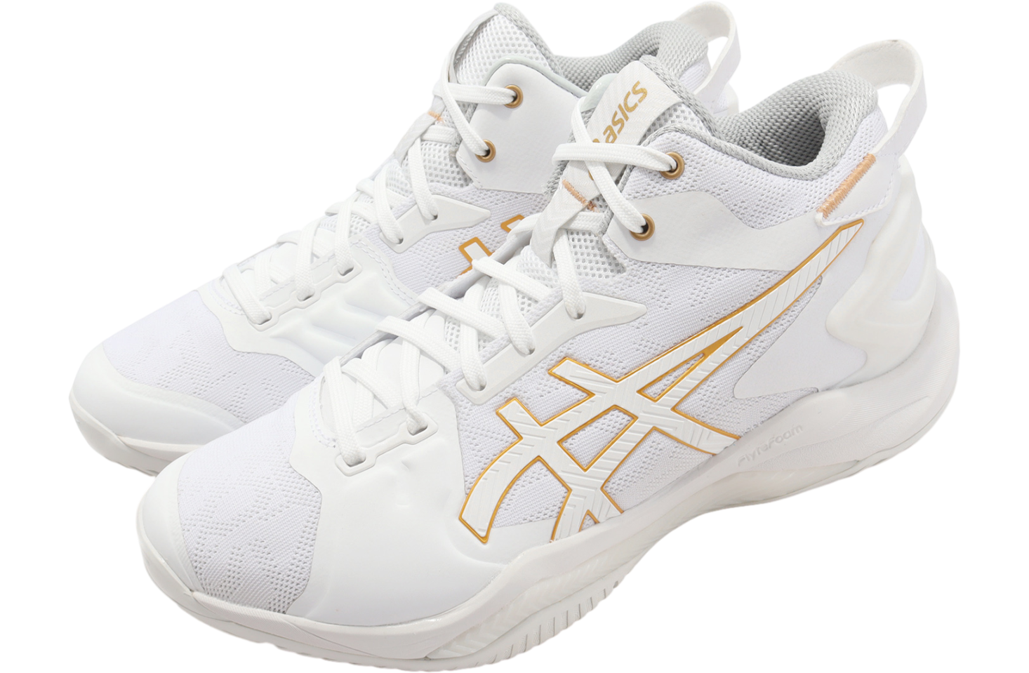 シューズ(男性用) asics GELBURST 26 EXTRA WIDE Asics GELBURST 26 4E Extra Wide White / Gold - Aug 2022