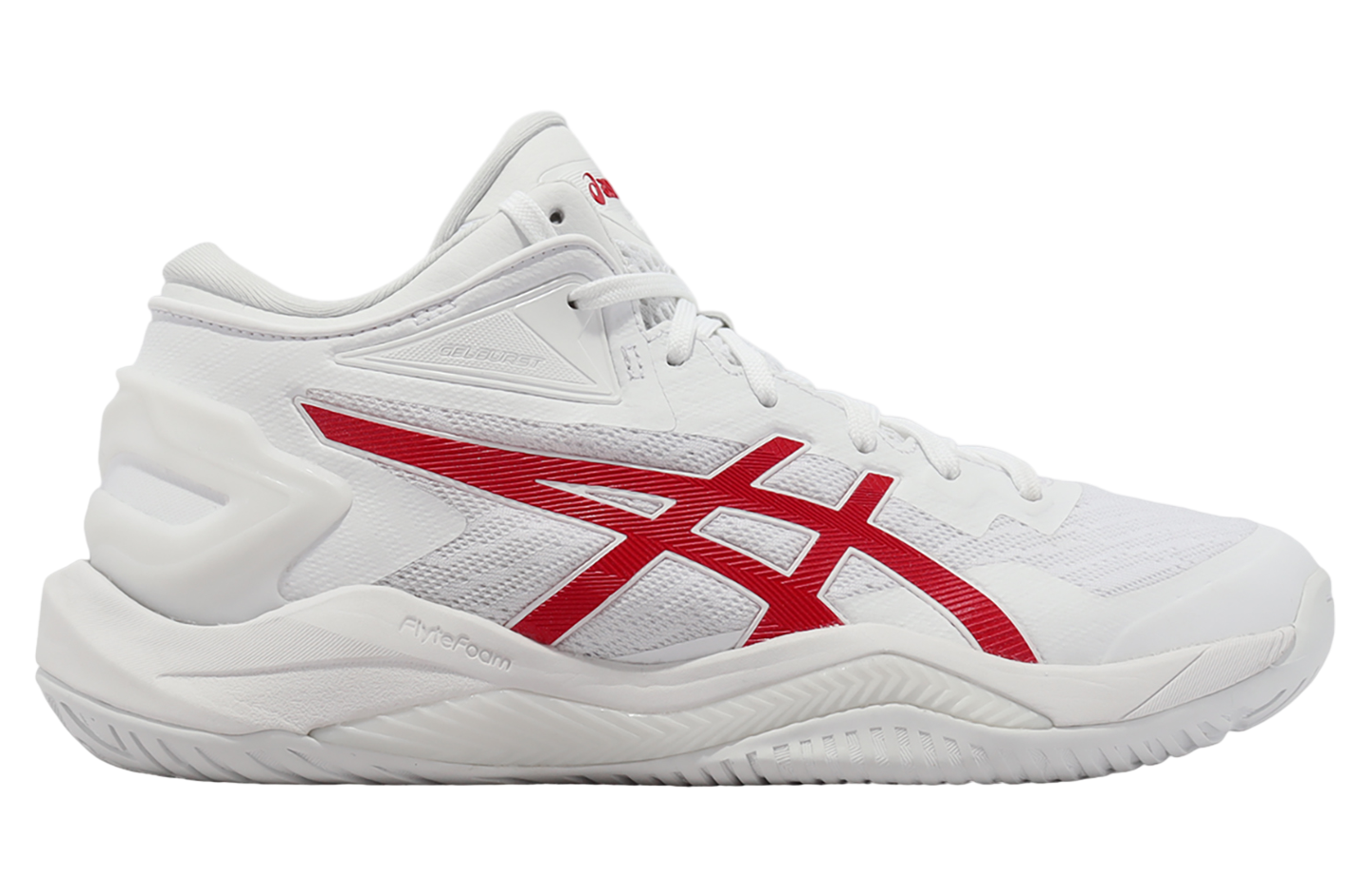 Asics GELBURST 27 White / Classic Red - Sep 2023 - 1063A066102