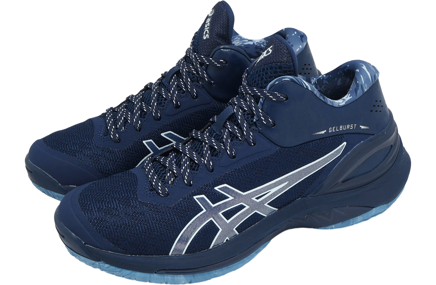 アシックス　GELBURST 28 2E 25cm Asics Basketball shoes GELBURST 28 White/Magnetic Blue