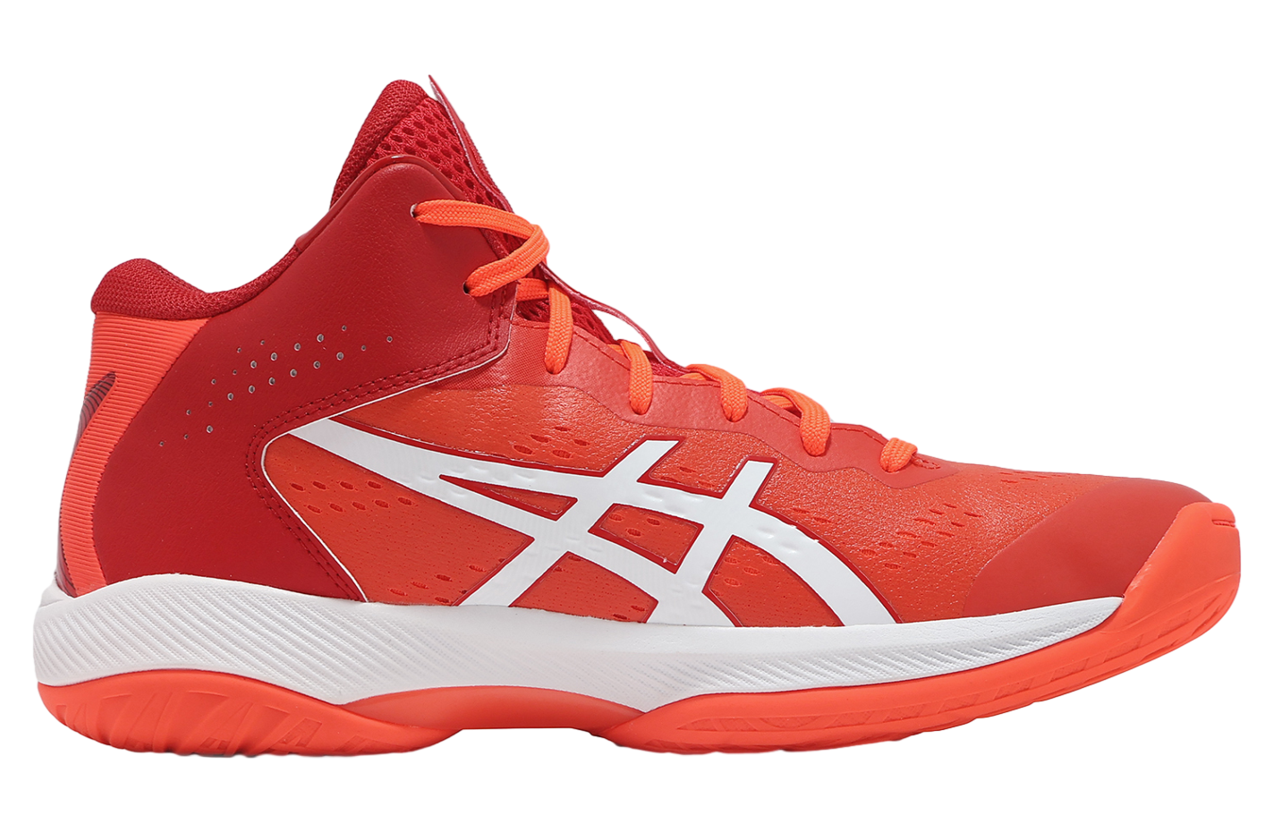 Asics GELHoop V16 Sunrise Red / White