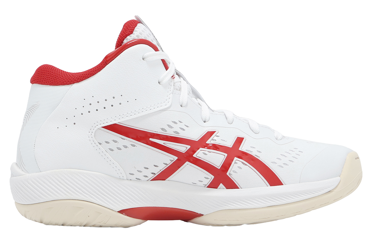 Asics GELHoop V16 White / Classic Red - Sep 2024