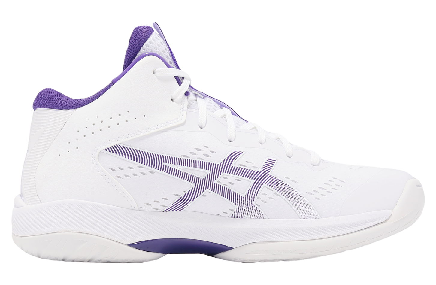 Asics GELHoop V16 White / Gentry Purple