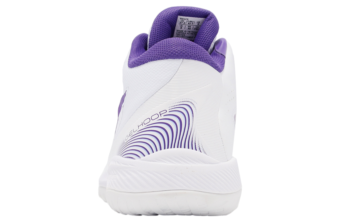 ASICS GELHOOPV16 ホワイト/パープル ASICS GELHOOPV16 ホワイト/パープル - メルカリ