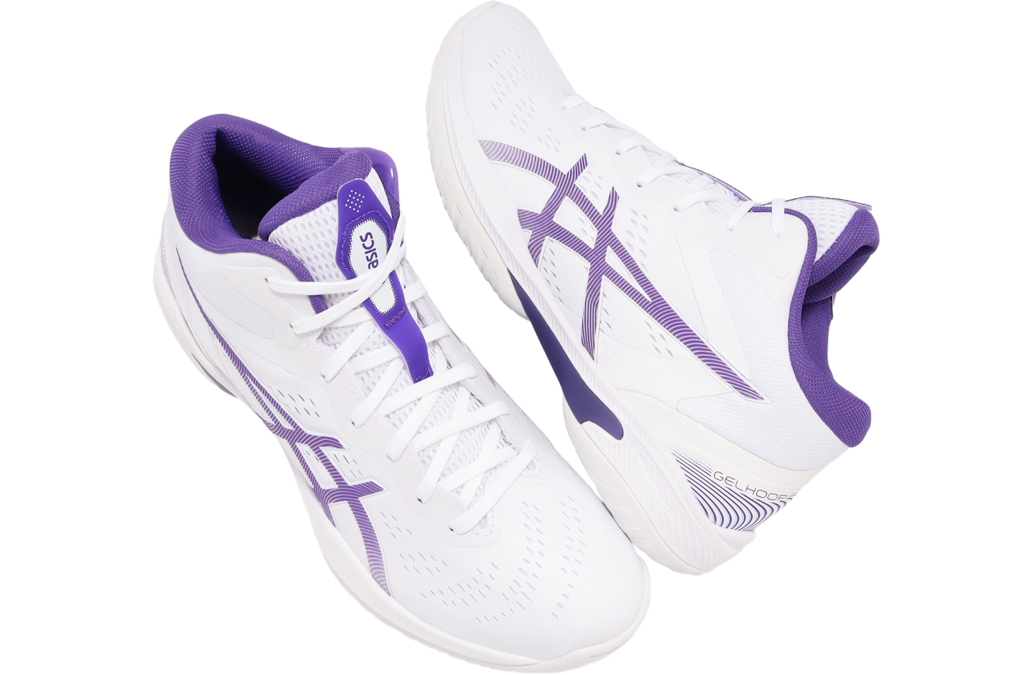 Asics GELHoop V16 White / Gentry Purple - Feb 2024