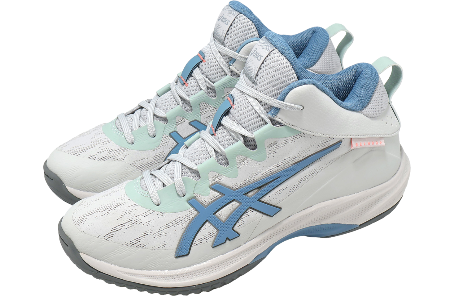 Asics GELHoop V17 S Cloud Grey / Saba Blue
