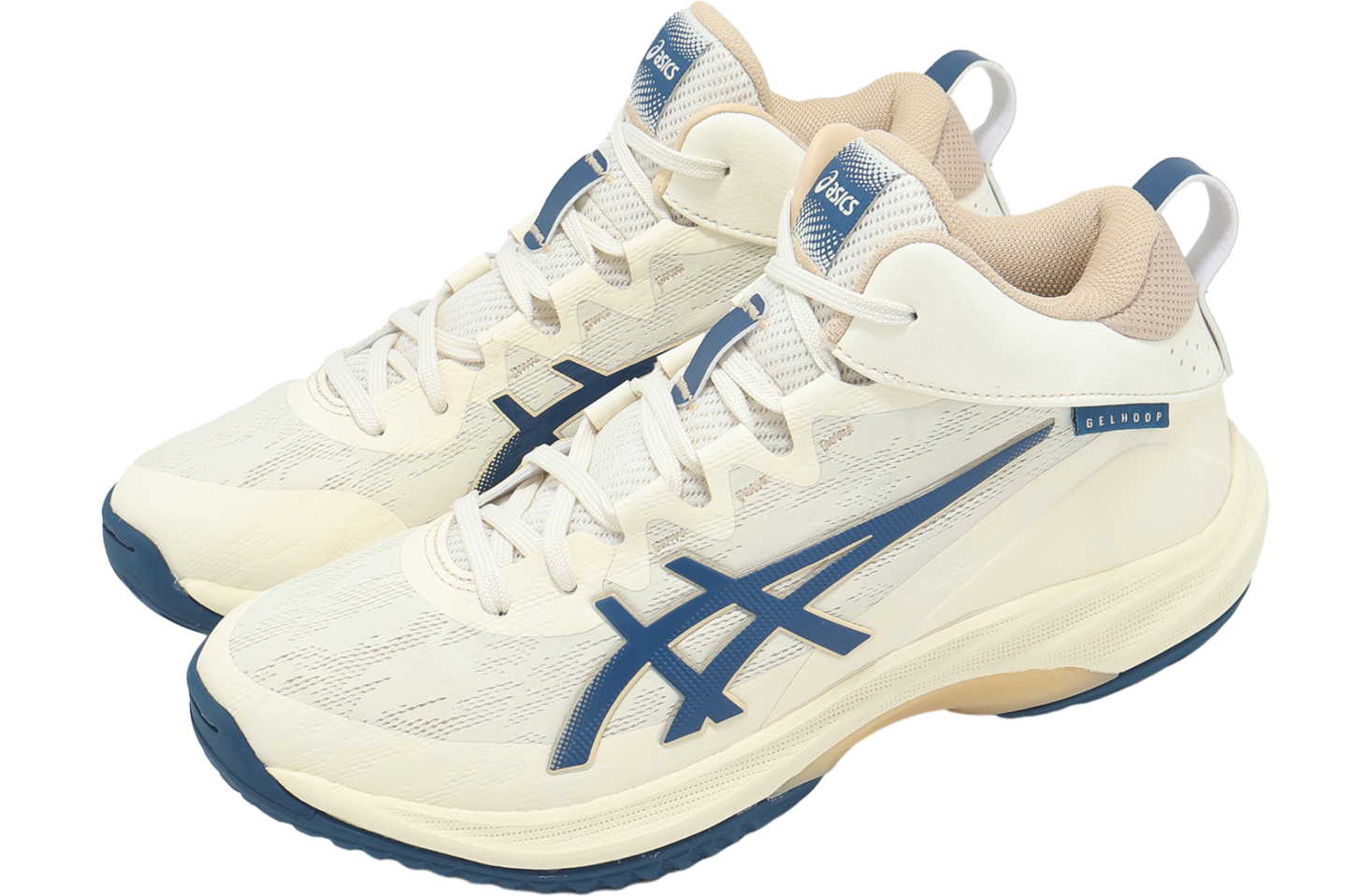Asics Gelhoop V17 S Cream / Mako Blue