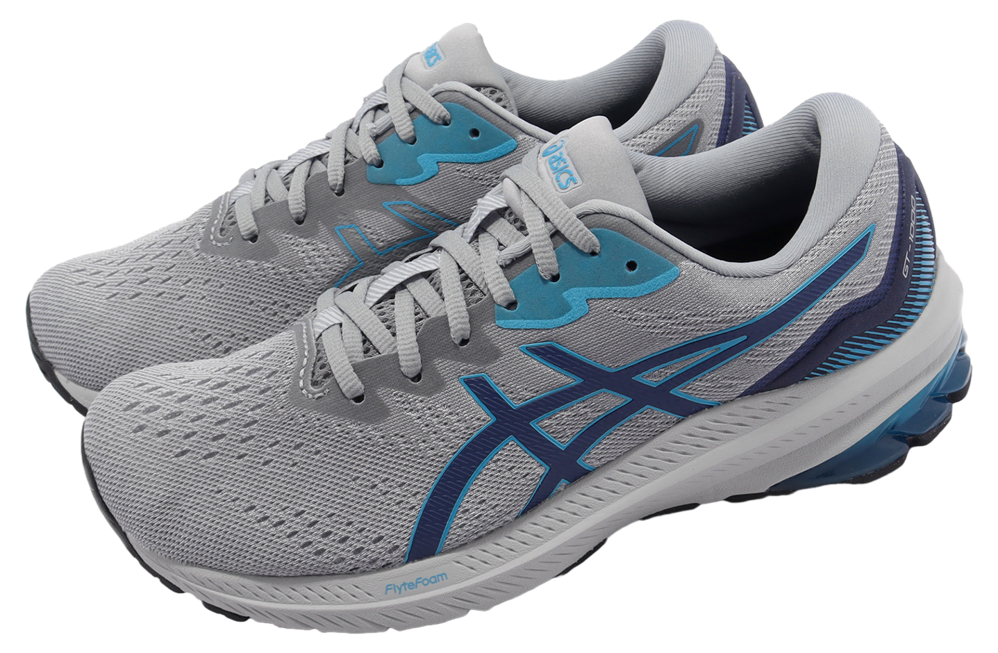 Asics GT-1000 11 2E Wide Piedmont Grey / Indigo Blue