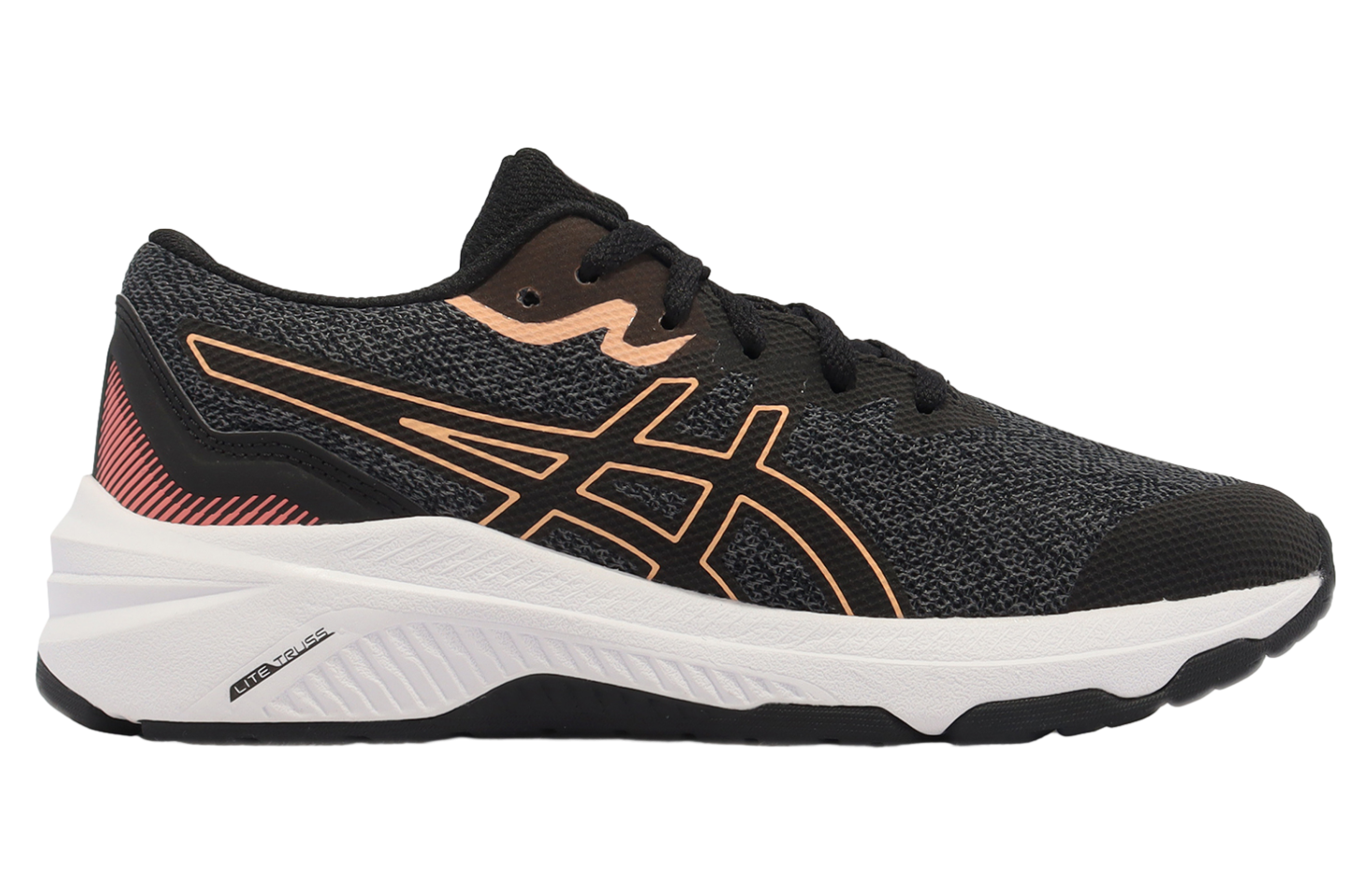 Asics GT-1000 11 GS Black / Papaya