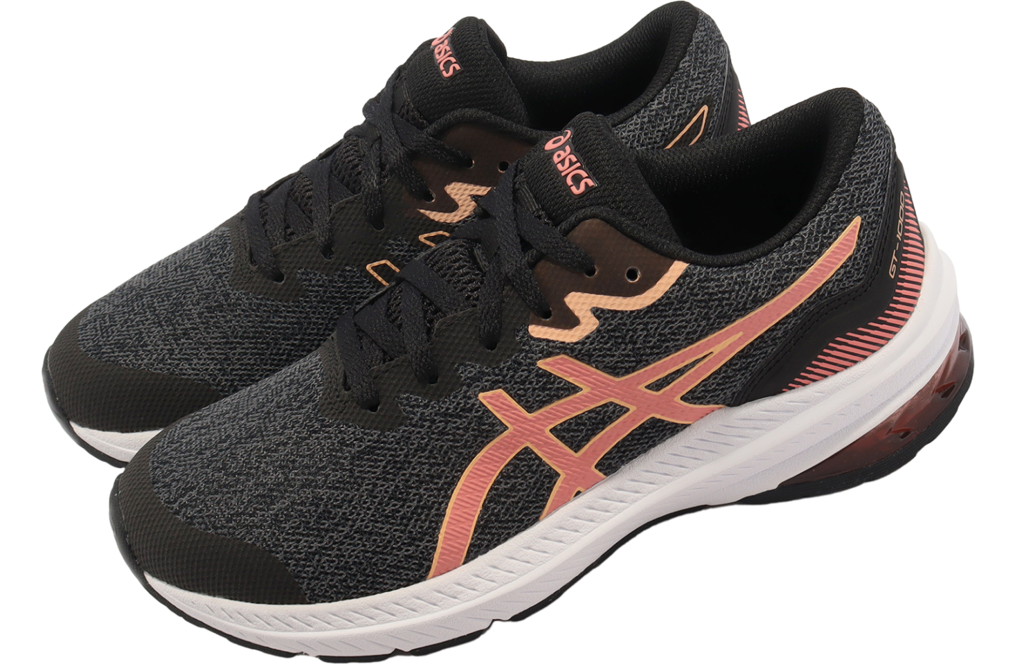 Asics GT-1000 11 GS Black / Papaya