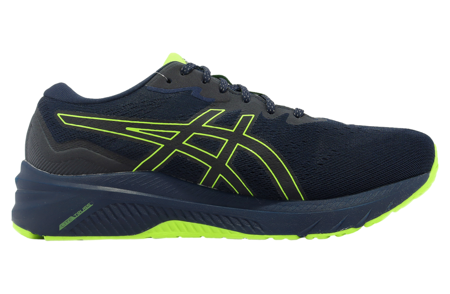 Asics GT-1000 11 GTX 4E Extra Wide French Blue / Hazard Green